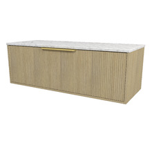 Elwood Dockland 1200mm Carrara Wall Hung Single Vanity Unit